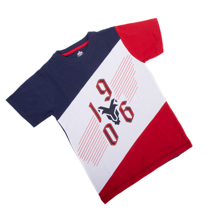 Playera Tricolor 1906 Ícono Chiva Para Niño