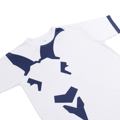 Playera Blanca Con Azul Chiva Retro