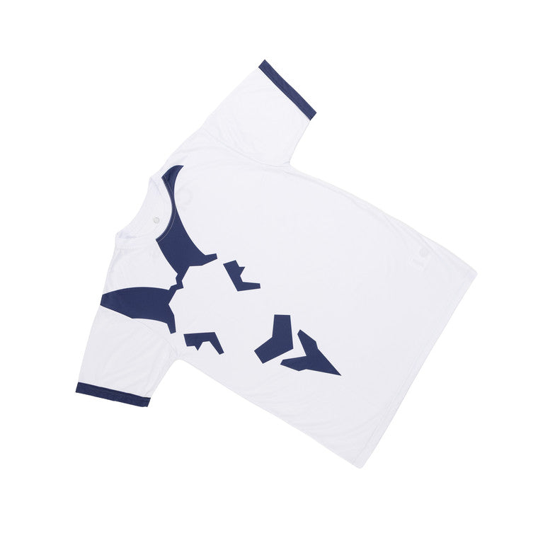 Playera Blanca Con Azul Chiva Retro
