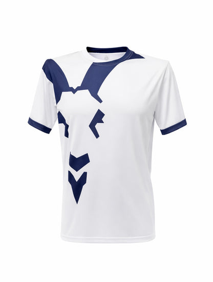 Playera Blanca Con Azul Chiva Retro