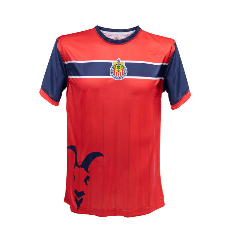 Playera Bicolor Escudo Y Chivita Retro