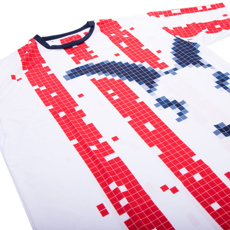 Playera Blanca Rayas Chivita Pixel
