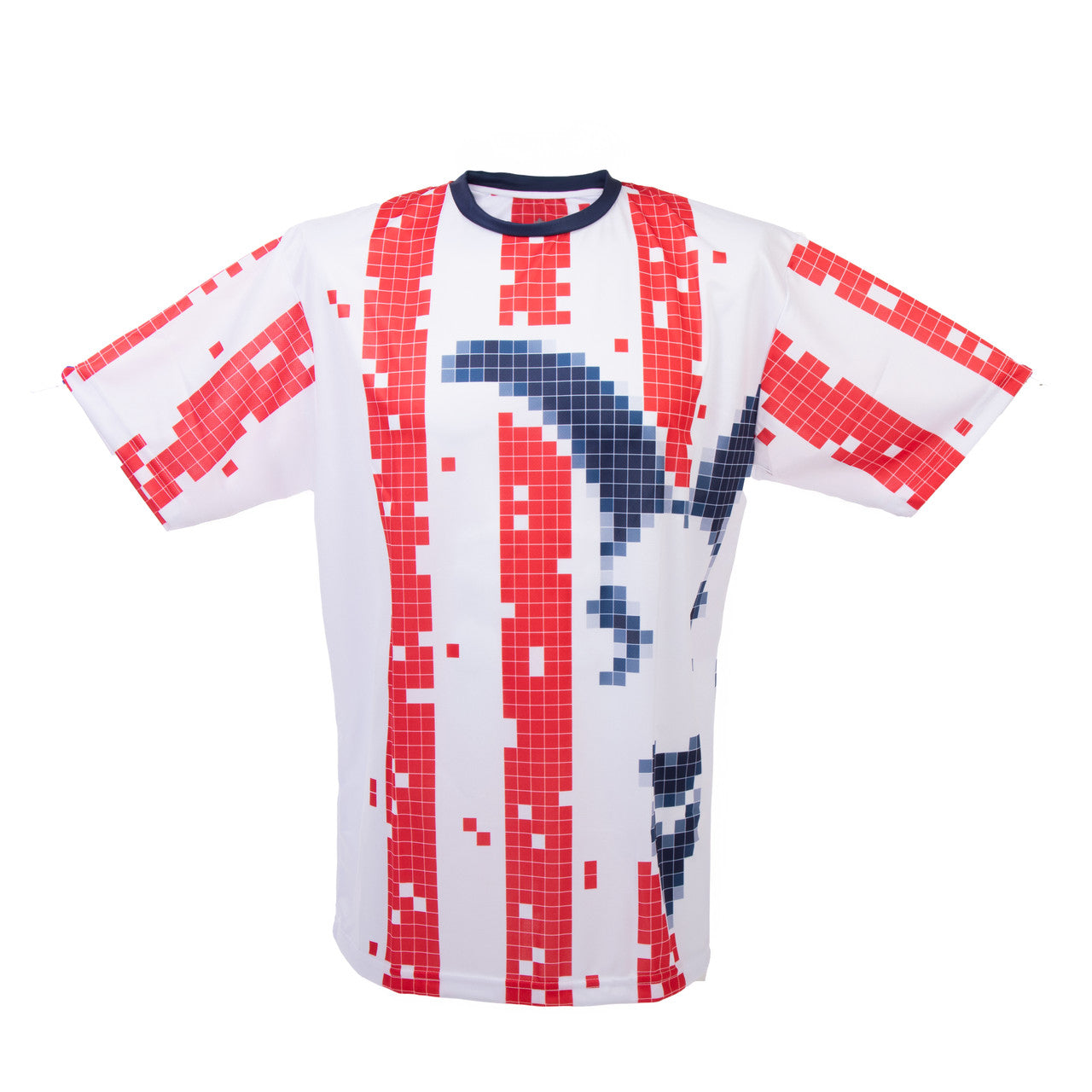 Playera Blanca Rayas Chivita Pixel