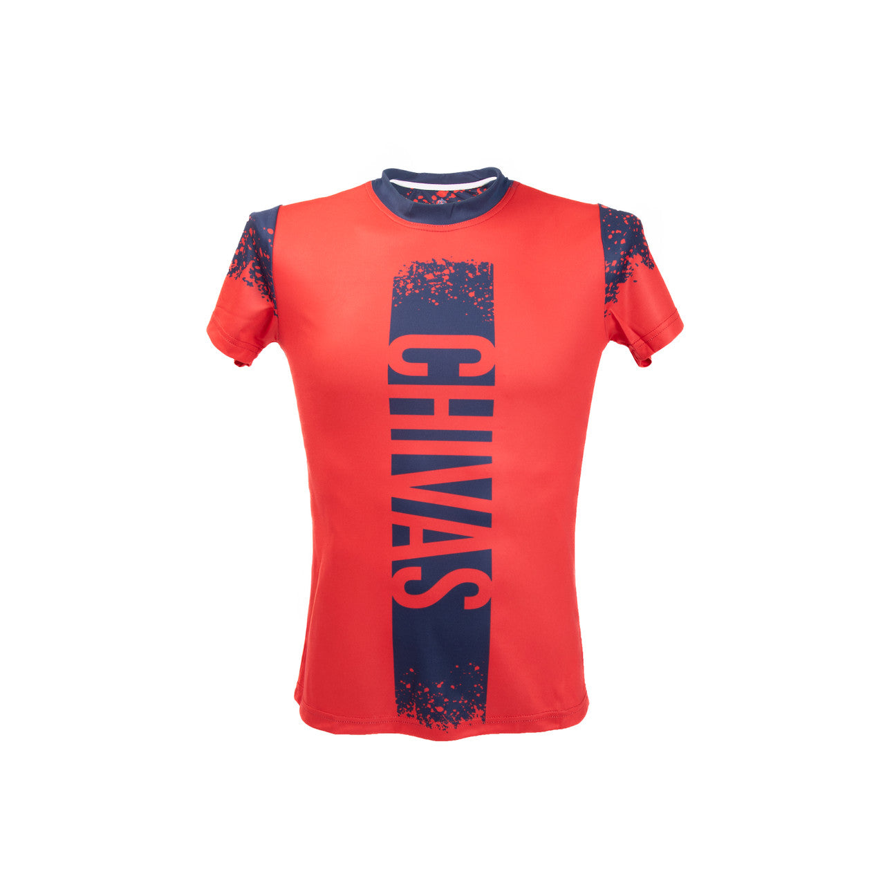 Playera Mujer Roja Texto Chivas