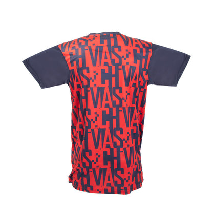 Playera Mangas Azules Textura Chivas