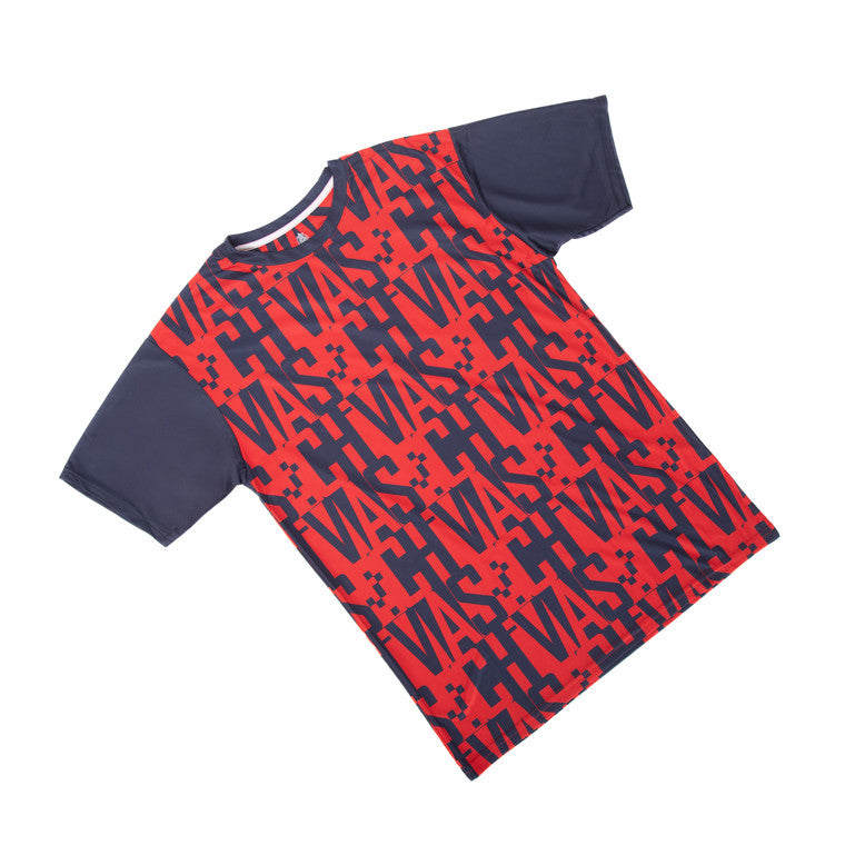 Playera Mangas Azules Textura Chivas
