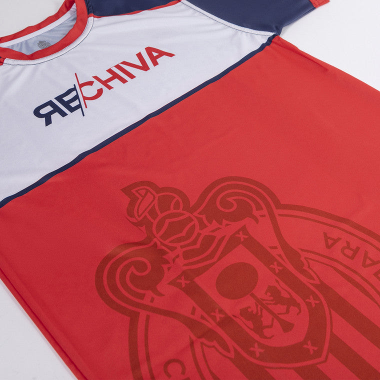 Playera Tricolor Rechivas Escudo