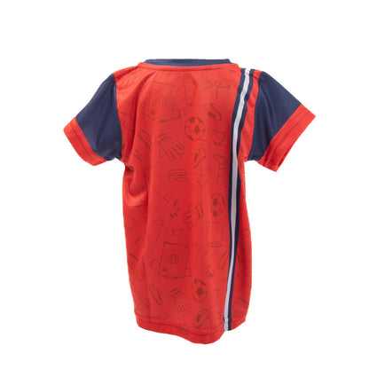 Playera Roja Chivito Raya Lateral Para Bebé