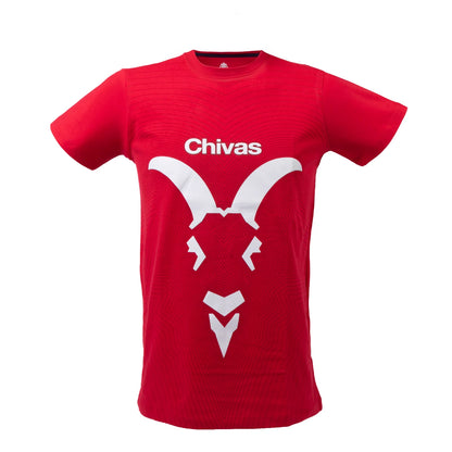 Playera Roja Chivita Retro Líneas