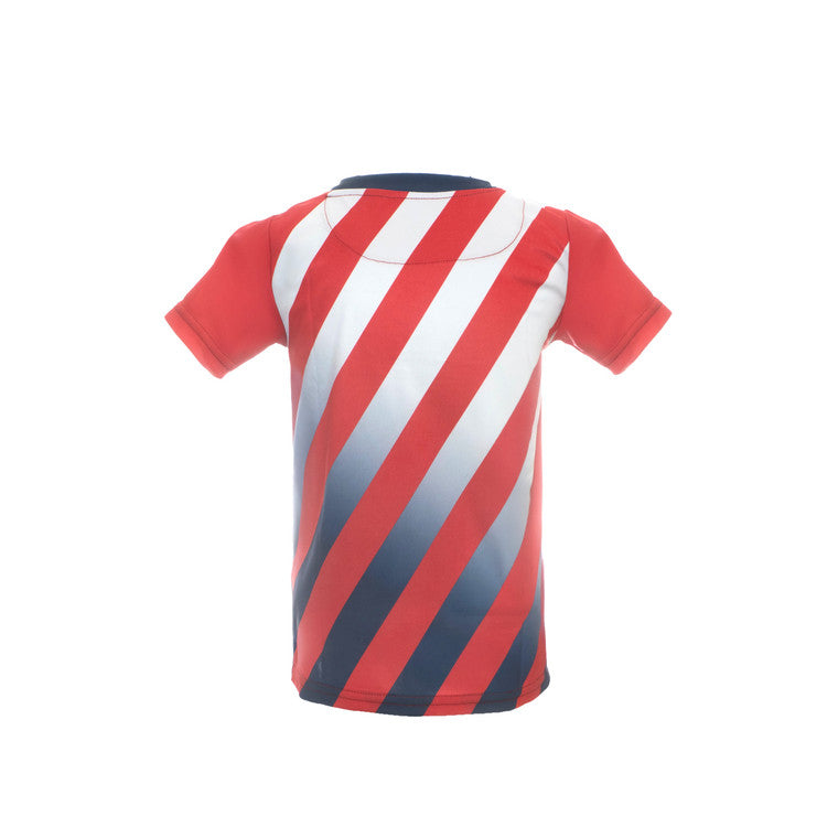 Playera Niño Roja Degradado Chivito