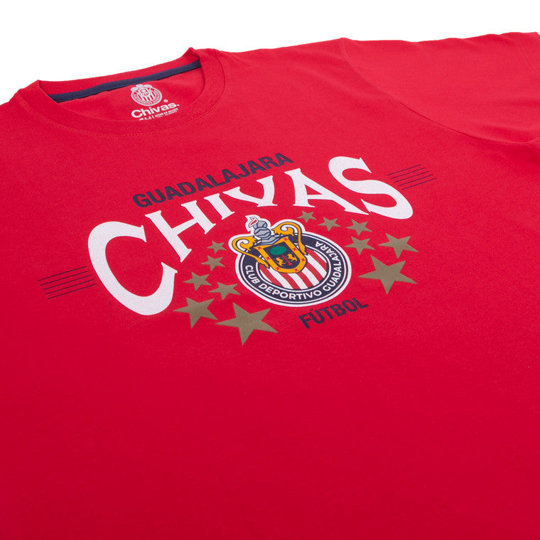Playera Roja Gdl Chivas