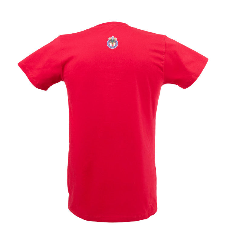 Playera Roja Grafiti Chivas