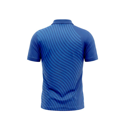 Polo Azul Texturas Aplicación Especial Escudo Chivas