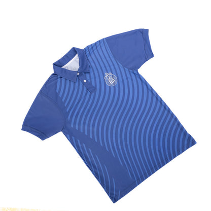 Polo Azul Texturas Aplicación Especial Escudo Chivas