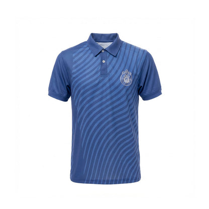 Polo Azul Texturas Aplicación Especial Escudo Chivas