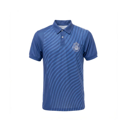 Polo Azul Texturas Aplicación Especial Escudo Chivas