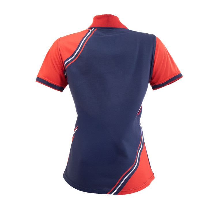 Polo Dama Bicolor Escudo Chivas