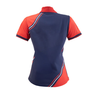 Polo Dama Bicolor Escudo Chivas