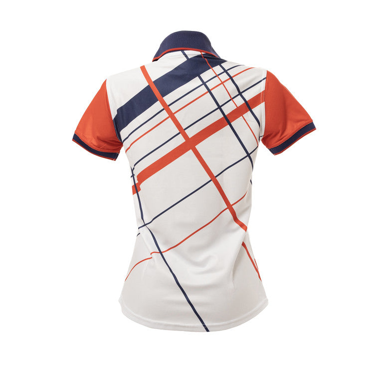 Polo Dama Líneas Escudo Chivas