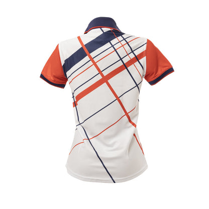Polo Dama Líneas Escudo Chivas