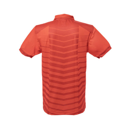 Polo Roja Texturas Aplicación Especial Escudo Monocromático