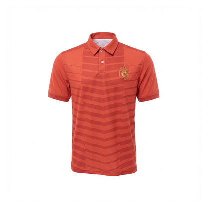 Polo Roja Texturas Aplicación Especial Escudo Monocromático