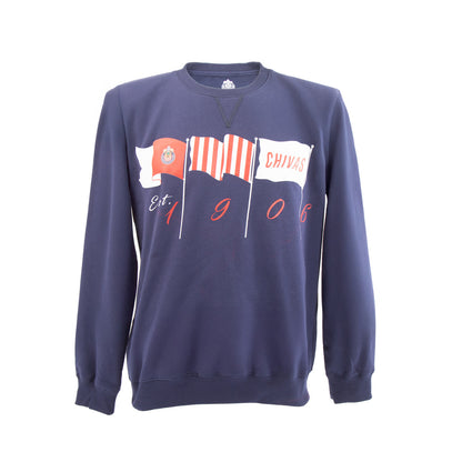 Sudadera Azul Banderas Chivas