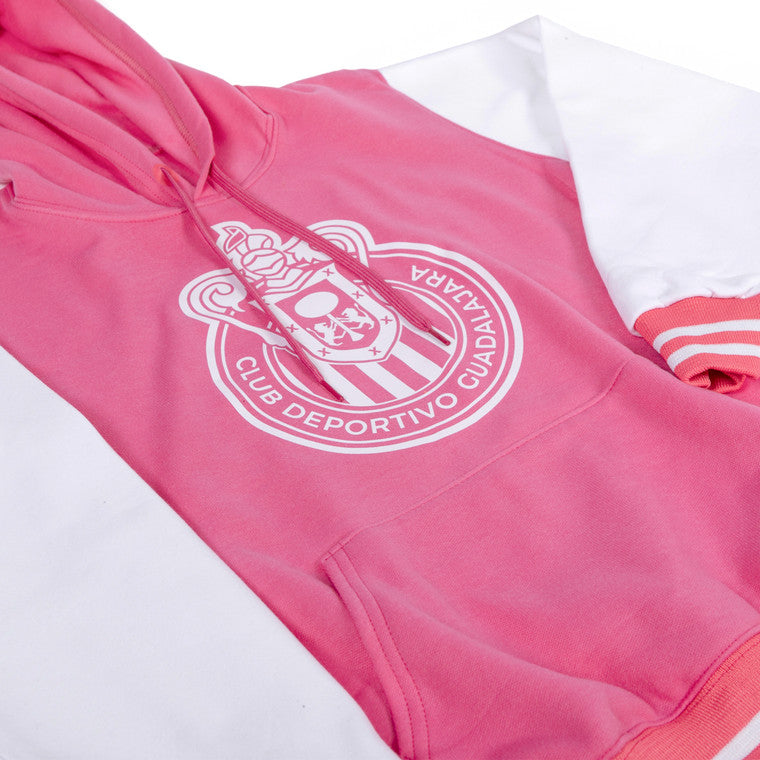 Sudadera Niña Combinada Con Escudo Y Chivitas En Mangas