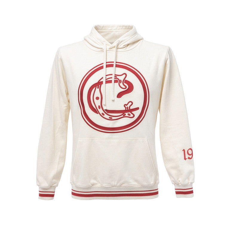 Sudadera Paja Con Rojo Escudo Bordado Retro 1911 Chivas