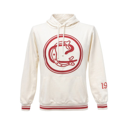 Sudadera Paja Con Rojo Escudo Bordado Retro 1911 Chivas