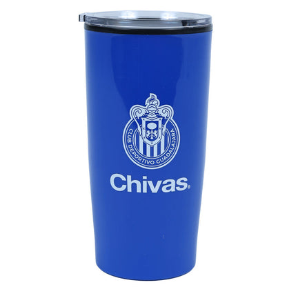 Termo Doble Pared De Plástico Escudo Chivas