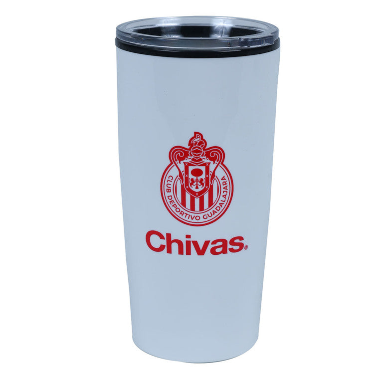 Termo Doble Pared De Plástico Escudo Chivas