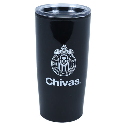 Termo Doble Pared De Plástico Escudo Chivas
